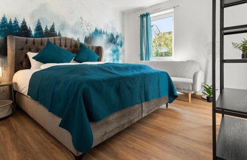 Lit Living Deluxe Apartments Wörth - Parking - Box Spring - BBQ - Balcony - Foto 48