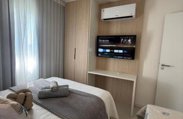 Apto de Luxo 400m Prainha-Piscina-churrasqueira-Ar-condicionado-Sand beach - Foto 10