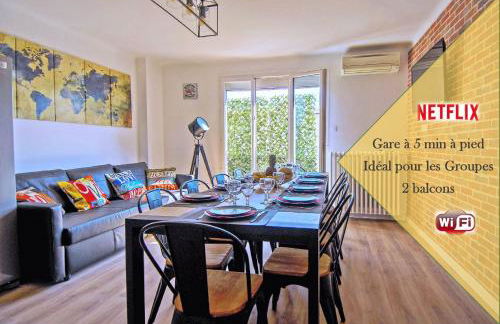 LA FABRIQUE GARE ST CHARLES - 2 balcons - 5min de la Gare - by experienceimmo - Foto 1