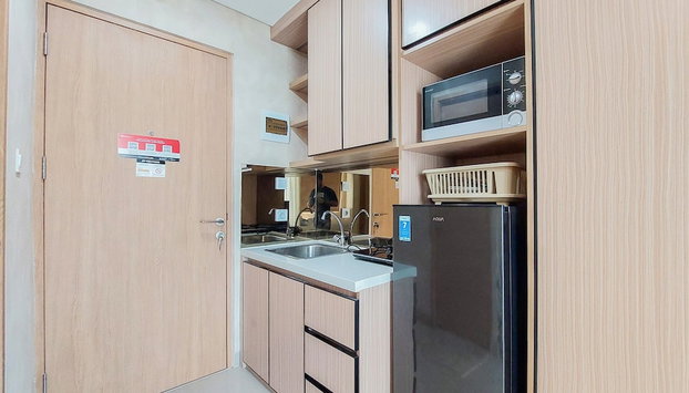 Cozy Stay Studio Room Apartment At B Residence - Foto 5, Cocina privada