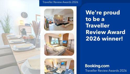 BesTime - 5 Schlafzimmer, Wohnzimmer, Küche, Waschtrockner, Terrasse, Smart-TVs, Netflix, Tischfußball - Foto 2