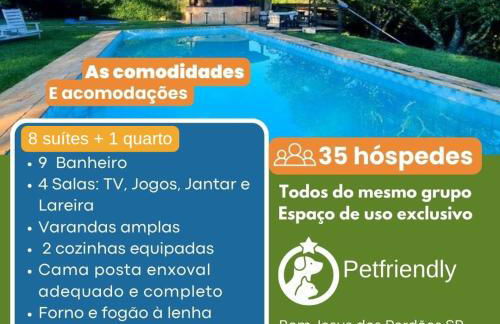 Chacara Aguas Claras 8 suite pesca piscina Karaoke - Photo 1