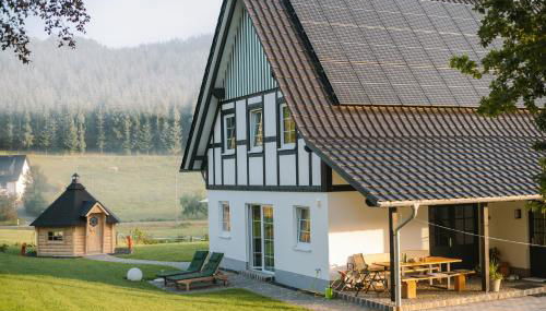 Ferienhaus Fichtenhütte - Foto 2, Garden, Garden view