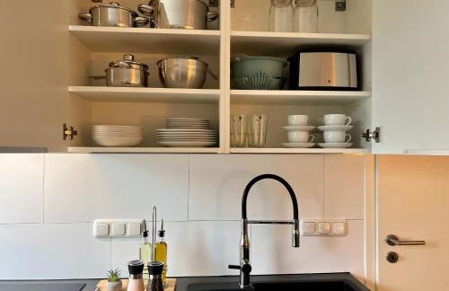 Design Apartment mit Balkon - Küche - Netflix - Foto 4