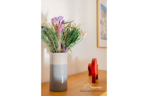 Cagnes Centre 4 pers, terrasse parking - Foto 4