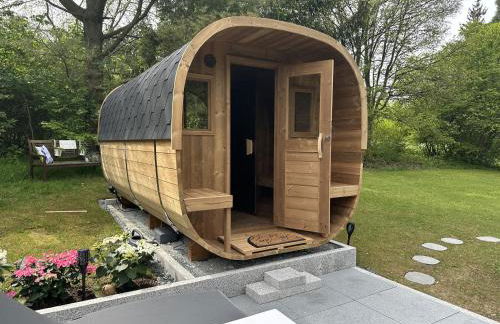 Schönes Ferienhaus 400m vom See, Sauna, Kamin, Klima, Garten - Foto 23