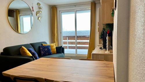 Appartement studio cabine avec vue panoramique au pied des pistes - Foto 4