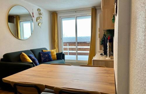 Appartement studio cabine avec vue panoramique au pied des pistes - Foto 4