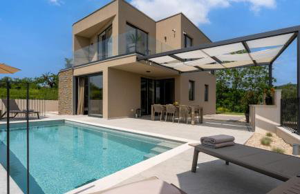 Modern villa Venta with jacuzzi and pool in Buje - Foto 1