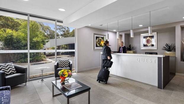 Check-in/check-out kiosk