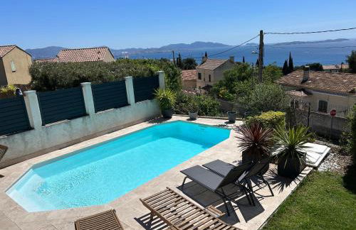 maison entièrement climatisée vue d'exception mer et rade de Marseille avec piscine 8 personnes - Foto 50