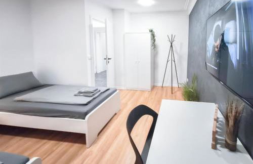 ALFA Stuttgart Apartment 4 Zimmer 4BR TV WIFI WM nahe Wasen & Daimler l 7Beds I 8 people I Kitchen l Bathroom l Eigene Küche und Bad AS125A2 - Foto 11