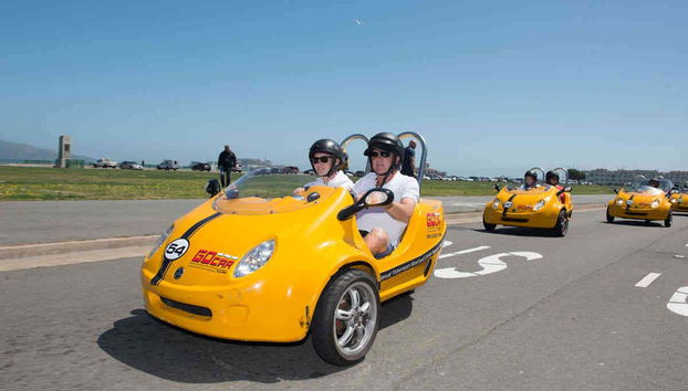 Zooming through the city