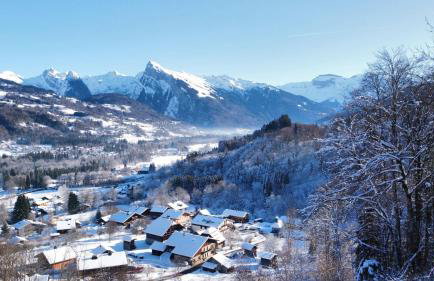 Chalet, vue sur la vallée, Domaine skiable Grand Massif - Foto 2