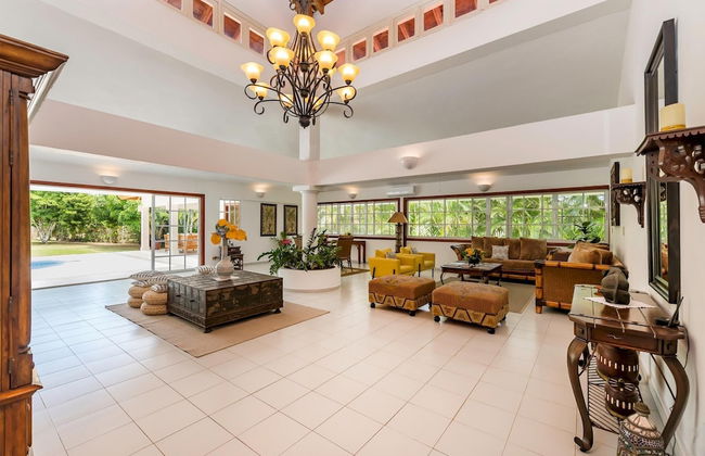 Casa de Campo Villa for Rent in Caribbean Style - With Pool Jacuzzi and Volleyball net - Foto 5