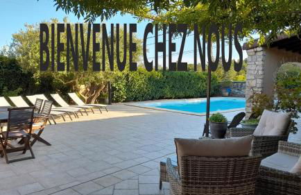 Villa L'Opaline 10 pers Piscine privée Chauffée Animaux admis Wifi - Foto 14