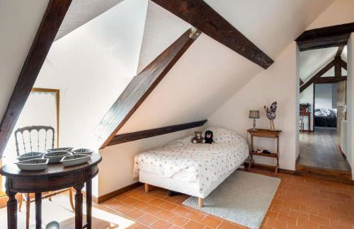 Magnifique longère du Perche avec vue panoramique et piscine pour 9 personnes - Foto 29