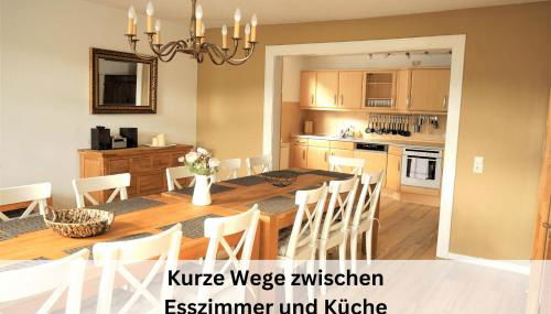 Ferienhaus Pape - 300m2, 17 Betten - mit großem privatem Garten, Pool, Dart, Sauna-, Grill- und Spielbereich - Ideal für Familien - Foto 5, dishwasher, minibar