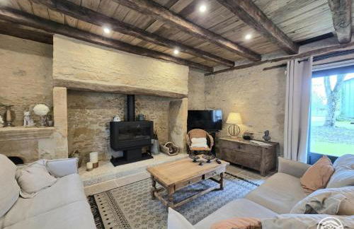 Maison en pierres au cœur du Périgord, 10 personnes, charme authentique - FR-1-616-508 - Foto 5