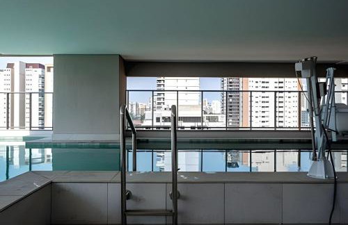 Studio Moderno com Piscina a 5 min a pé do Nubank Parque-901 - Foto 46