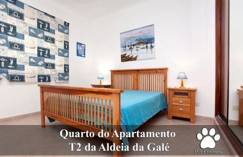 Os Apartamentos A Ramos na Praia da Galé Estão inserido em Condomínio com PISCINA, Fica apenas a 350 Metros da Praia da Galé - Apartamentos com Ar Condicionado tanto nos Quartos como na Sala, Smart TV com Prime Vídeo e Cozinha Completa - Foto 16