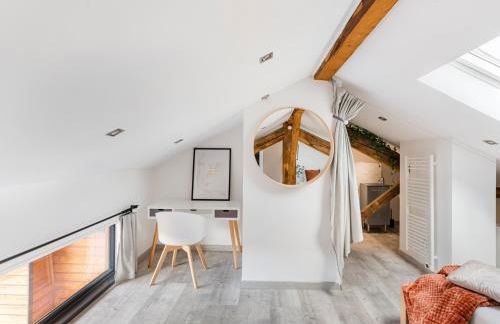 Le Rooftop Loft premium 3 chambres avec terrasse & parking en centre-ville de Saint-Étienne - Foto 28