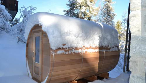 Fabulous chalet La Plagne - ski in-ski out - Sauna with Mont Blanc view - Foto 5, Garden view