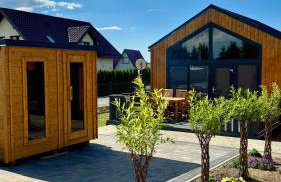 Nadmorskie Chatki - SAUNA - OPCJA Z PRYWATNĄ BALIĄ KĄPIELOWĄ LUB BEZ - Foto 5