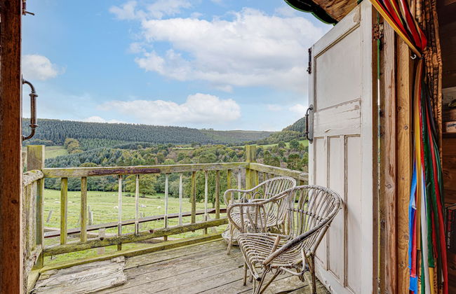 Glamping Wagon - 1 x Double Bed, 2 x Single Bed - Foto 9