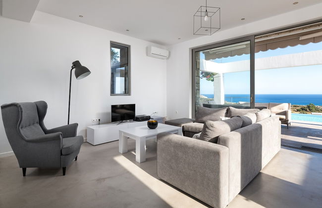 Sea View Villa in Kalythies with Private Pool near 3 Beaches - Foto 15