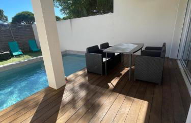 Villa design Cap dAgde piscine et plage - Foto 10