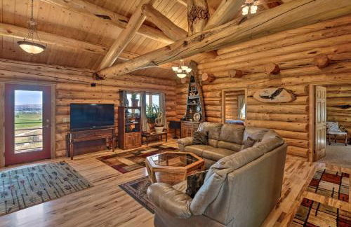 Exquisite Log Home with Lander Valley Views! - Foto 15