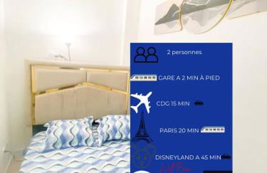 Studio près de Paris Aeroport CDG 2 minutes de la gare - Foto 1