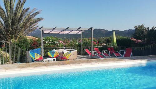 Villa les Palmiers pool spa view of Bavella - Foto 2