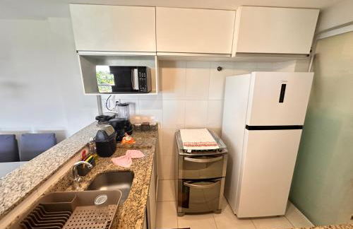 GUARAJUBA PARAÍSO DAS ÁGUAS - APT 2 quartos com AR e TV em TODOS os cômodos - Incluso Roupa de CAMA e BANHO - Filtro de Água Gelada e Maquina de Lavar dentro do APT - TOTAL CONFORTO PARA VC E SUA FAMILIA - Cond A beira da Lagoa e perto da PRAIA - Foto 39