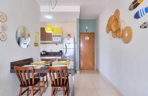 Dois Quartos, Sacada com Churrasqueira, a 400 MTS do Projeto Tamar e 800 MTS do Aquário - Foto 8