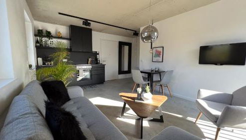 M Apartment Loft - stylish minimalisitisch außergewöhnlich - Foto 3, stove