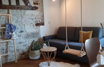 -Parking privé -Maison Entière -Balancoire en intérieur-Coeur historique -La Clef de Honfleur - Foto 12