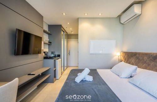 MHFA - Studios em Prédio Luxuoso com Vista Mar - Foto 16