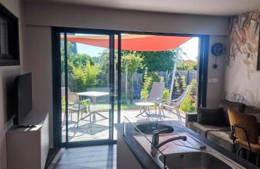 AMARRÉ Gîte Bambou T2 Chambre indépendante - Foto 10