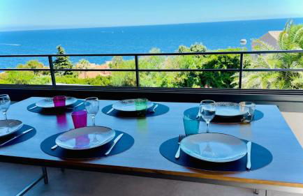 Superbe vue mer et Estérel, Villa Neuve pour 8-10 Personnes, Clim, Piscine - Foto 52