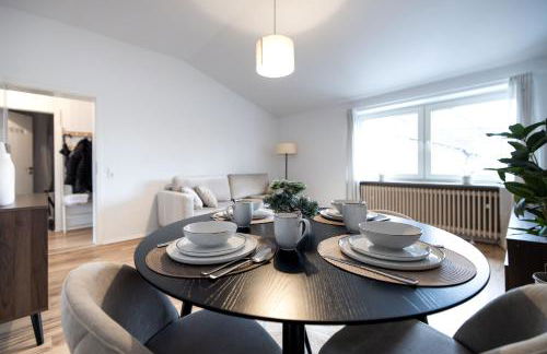 Business Design-Apartment Duisburg - 55qm, Küche & Arbeitsplatz - by Lott Living - Foto 9