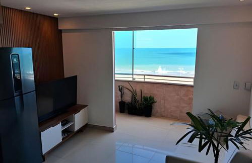 Flat à beira-mar com vista para a praia do meio - Foto 15