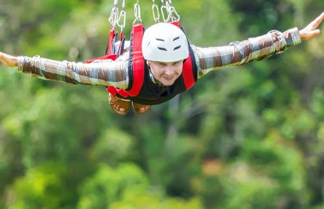 Flying Fox sul fiume Zambezi - Foto 1