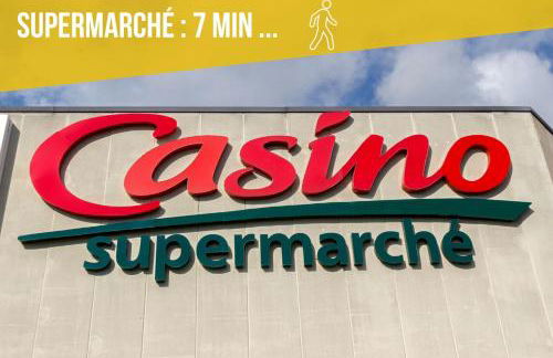 AMJA Proche clinique Saint-Roch apt 3 chambres 3 salles de bain parking gratuit idéal famille groupe coworking 10 min centre ville 10 min plage 5 min sortie autoroute - Foto 29