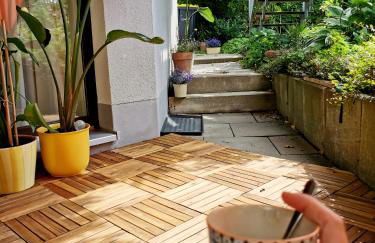 Souterrainwohnung mit großem Garten und Sauna - Photo 19