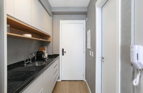 Estúdio Piscina Rooftop, WiFi 1GB, Metrô 600m - Foto 46