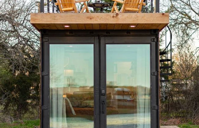 Deer Creek Tiny Container Home-12 Min to Magnolia - Foto 11