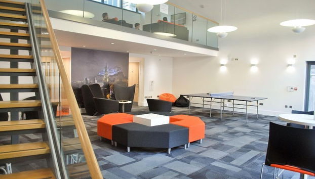 Zona de estar del vestíbulo