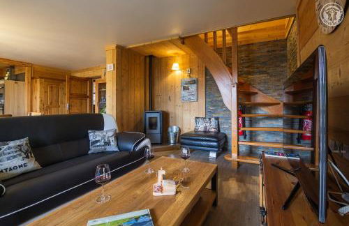 Appartement dans chalet aux saisies-100m des pistes-cœur station 13 pers - Foto 10